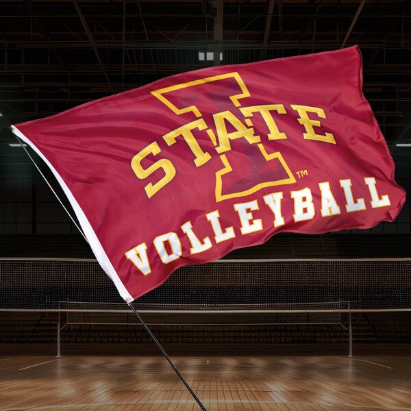I-State Volleyball Cardinal Deluxe Flag (3'x5')